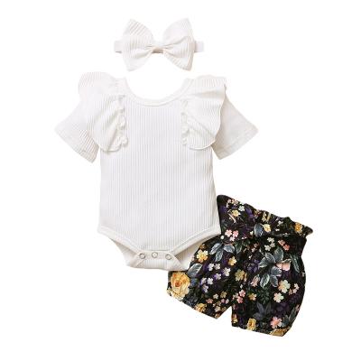 China Branded Baby 5%Spandex /95% Cotton Wholesale New Design Onesie 100% Organic Cotton Newborn Baby Jumpsuit for sale