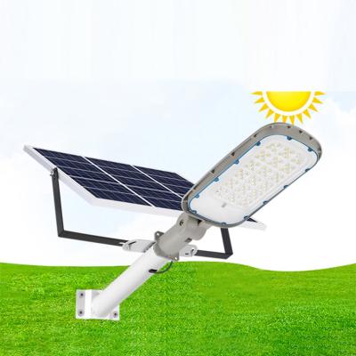 China Residential LED 100W 10AH separated waterproof ip65 outdoor garden light control remote aluminium road solar panel solar street light for sale