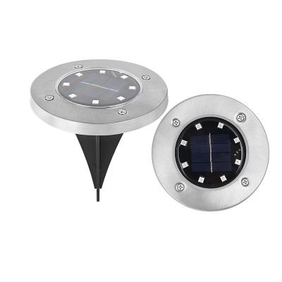 China Green Renewable Energy Lighting Solar deck light 8 LED Underground Light for sale