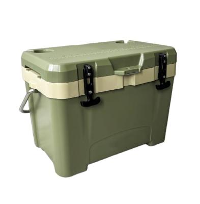 China Wholesale Waterproof Insulation 26L Portable Plastic Ice Cooler Box For Camping for sale