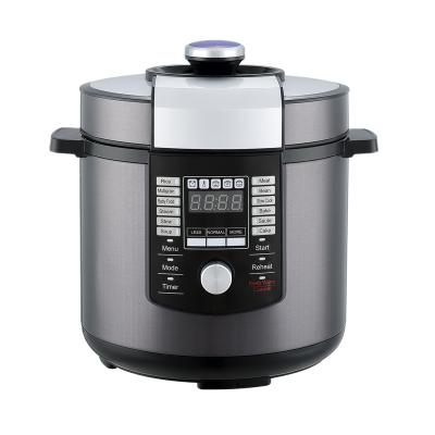 China Granic Deluxe Multi Function 6L Timing Control LED Display Inner Pot Electric Pressure Cooker for sale