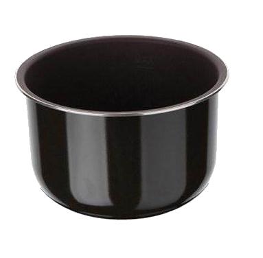 China Hotel Style New Material Ceramic Coated Inner Pot Brown Color Slow Pot Soup Cooking Kitchen Home for sale