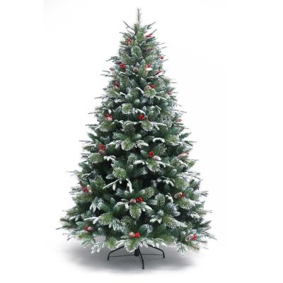 China Factory price 2022 environmental friendly best selling Christmas decoration120cm, 150cm, 180cm, 210cm slim PVC outdoor Christmas tree for sale