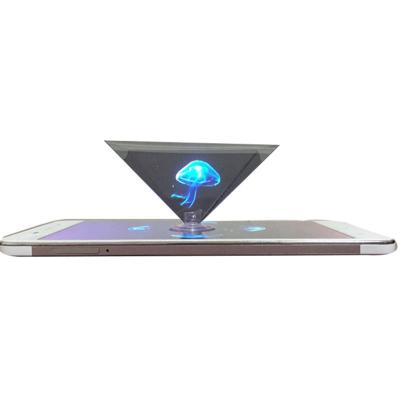 China 2022 Convenient Creative Custom 7*7cm Projection 3D Advertising 3d Hologram Viewer Holographic Projector for sale