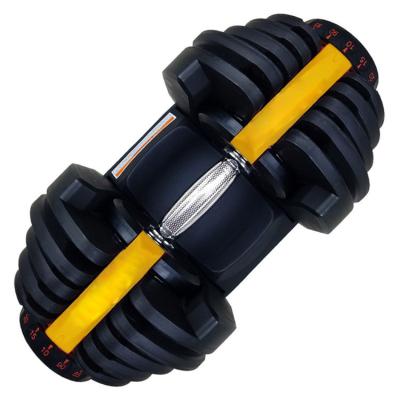 China Durable Custom Logo Fitness Strength Training 40Kg Adjustable Dumbbells For Home Gym Exercise Fitness for sale