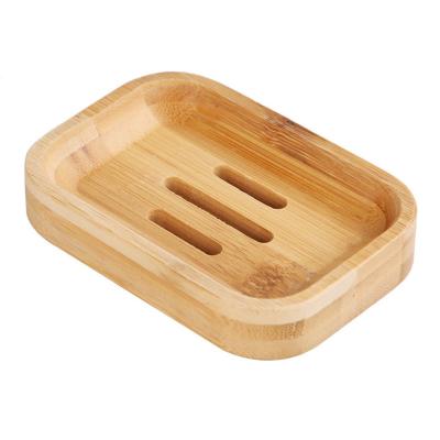 China 2022 Modern Natural Wooden Soaps Tray Bathroom Soap Holder Eco-friendly Bamboo Wooden Soap Dish Holder for sale