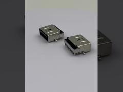 USB3.1 9P REC STD R/A DIP TYPE GEN2 10G H=5.40MM CH=2.23MM Female Socket Connector