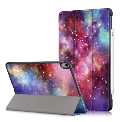 China Triple Pattern Light Flip PU Stand Tablet Cover Case For Apple Ipad air4 10.9 inch 2020 Tablet Case for sale