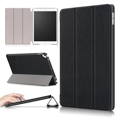 China Lightweight Smart Tablet Cover Case For New Apple iPad 10.2/10.5 2019/2020/2021 Universal Ultra Thin Triple Bracket Tablet Cover for sale