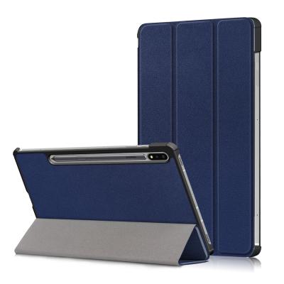 China Lightweight Tri-Flold PU Leather Cover For Samsung Galaxy Tab S7 11 inch SM-T870 Case For Samsung SM-T875 Tablet Case for sale