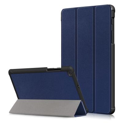 China Lightweight Triple Stand Leather Case Suitable For Samsung Galaxy Tab 8.0 2019 A SM-T290 SM-T295 SM-T297 Tablet Case for sale