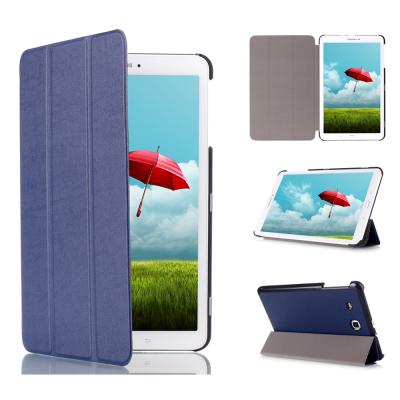 China Lightweight Triple Flip Cover Stand Stand PU Leather Tablet Case For Samsung Galaxy Tab E 9.6 SM-T560/T561/T565/T567V Case for sale