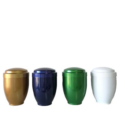 China New Product Biodegradable Metal Cremation Keepsake Single Burial Ash Urn for sale