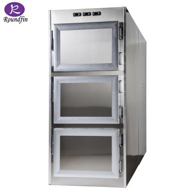 China Common Used Products 3 Model Mortuary Body High Quality Corpse Refrigerator for sale