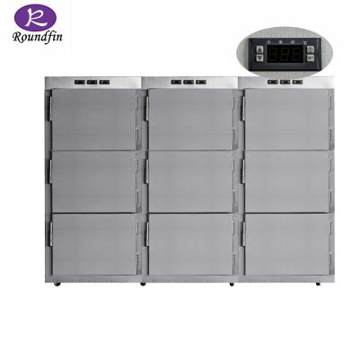 China Morgue /funeral room /hospital ROUNDFIN cheap price funeral refrigerator corpse refrigerator mortuary refrigerator for sale