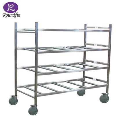 China Stainless Steel Detachable Mortuary Storage Rack Corpse Shelf Corpse Racking for sale