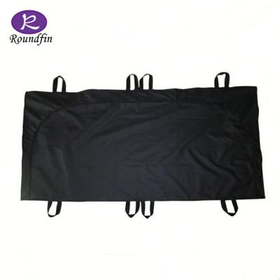 China PVC Waterproof Black Corpse Dead Body Bag for sale