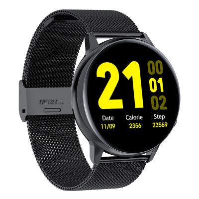 China 2021 new full round touch screen smartwatch S30 display heart rate blood pressure smart watch ip68 waterproof for sale