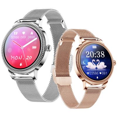 China Touch Screen Azufit AK15 Smart Watch Men Women For Android IOS Phone Heart Rate Tracker Blood Pressure Sports Waterproof Smartwatch for sale