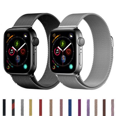 China High Quality Stainless Steel Watch Band Milanese Watch Band For iWatch Series for sale