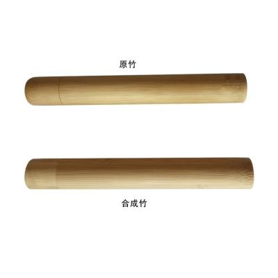 China Wholesale Portable Popular Natural Eco-friendly Toothbrush With Tube Toothbrush Eco-friendly Bamboo Tube for sale