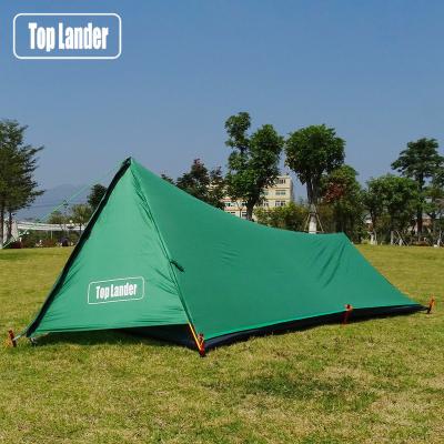 China 1 Man Ultralight 20D Ultralight Camping Rise Backpacking Tent for sale