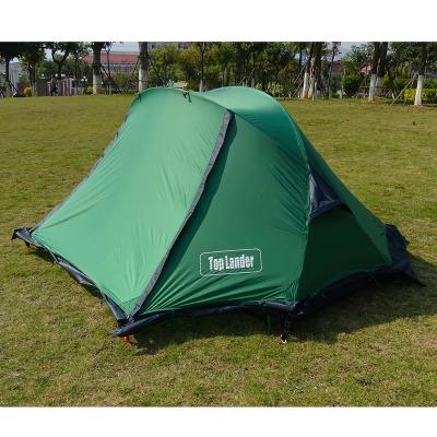 China Double Layer 20D Nylon OUTDOOR Ultralight Waterproof Outdoor Camping Hiking Backpacking Tent For 1 Person for sale