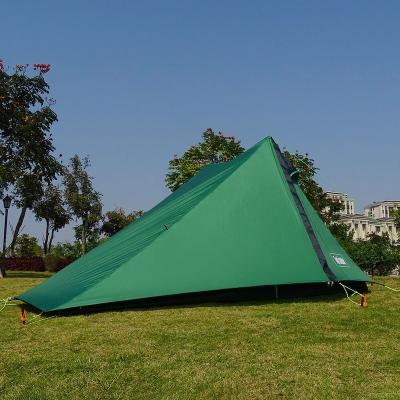 China One 1 Person 20D Poleless Waterproof Nylon Ultralight Tent For Hiking Camping Trekking Backpacking for sale