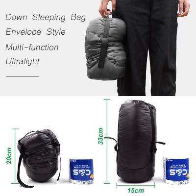 China Multi function Duck Down Ultralight Sleeping Bag for 195*75cm camping for sale