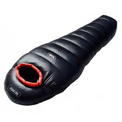 China Windproof Outdoor Cmping Hiking Filling 400g Goose Down Ultralight Mummy Sleeping Bag for sale