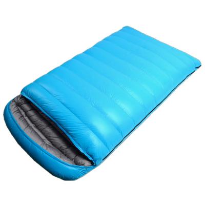 China Mummy Outdoor Winter Sleeping Bag Outdoor Camping Waterproof Double Backpacking Backpacking Double Duck Down Sleeping Bag for sale