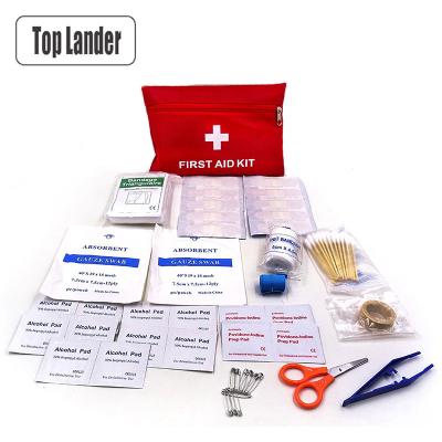 China Rescue First Aid Kits 44 in 1 Kit Bag Military Earthquake Emergency Outdoor Campervan First Aid Survival Kit for sale