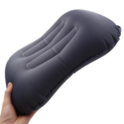 China Ultralight Inflatable Inflatable Pillow Outdoor Camping Cushion With Pocket Portable Travel Pillow for sale