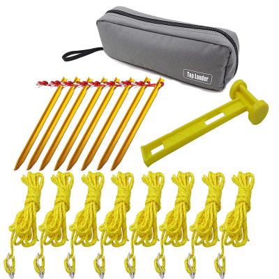 China Accessories Camping Tent Kit Bag with 8 Stakes 8 Ropes and 1 Mallet Tent Kit Bag for sale