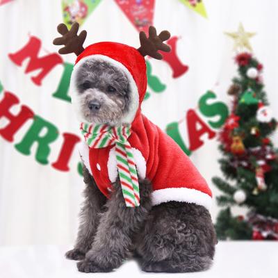 China Sustainable Newcomer High Quality Pet Products Christmas Restraints Cute And Fashionable Pet Christmas Dress Up Set for sale