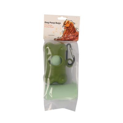 China Factory Store Wholesale Stocked Fully Degradable Dog Poop Bag Separator Comes With A Dog Poop Bag for sale