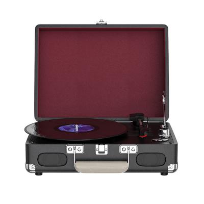 China 3 speed turntable built in line aux input. 2020 High Quality HOT SELLING USB Exquisite Needle Turntable Vinyl Record Player RCA Speakers Directly Recording and USB Playing for sale