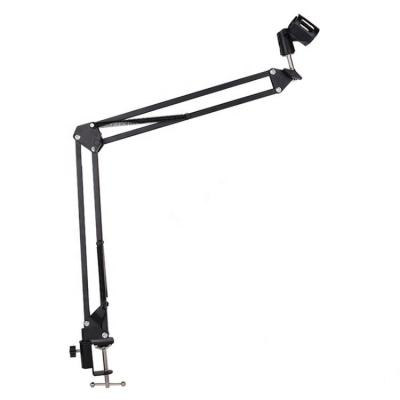 China Universal Desktop Metal Telescopic Cantilever Microphone Folding Microphone NB37 Factory Live Bracket for sale