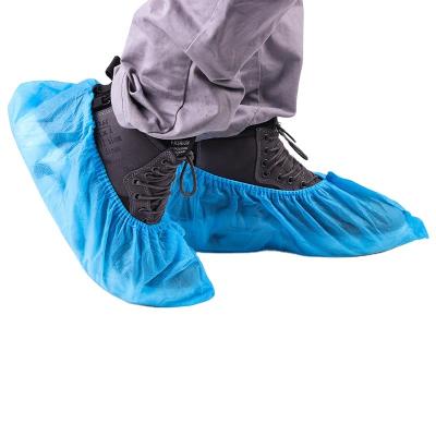 China New Design PP/SMS Nonwoven Waterproof Outdoor Medical Sterile Disposable Anti-Slip Nonwoven Shoe Cover for sale