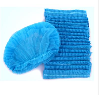 China Hair Net Caps Nonwoven Disposable Polypropylene Cap Clip Nonwoven Medical Buffing Cap for sale