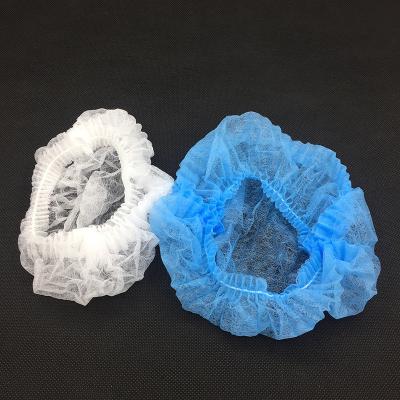 China Crowd nonwoven cheap dustproof medical disposable blowout cap with nonwoven fabric polypropylene hair net cover for sale