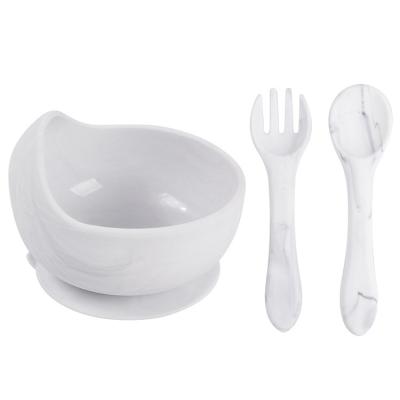 China Modern Hot Selling Baby Feeding Set Bpa Non-slip Tableware Bib Dish Silicone Free Suction Bowl for sale