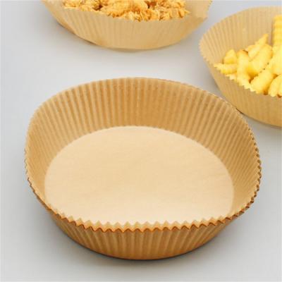 China Disposable Air Fryer Paper Premium Perforated Pan Liners Parchment Airfryer Liner Baking Paper for sale