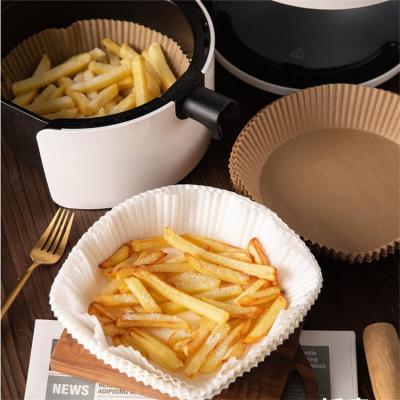 China 50/100PCS Disposable Oil Liner Pan Air Fryer Paper Non-Stick Oven Parchment Paper for Baking for sale