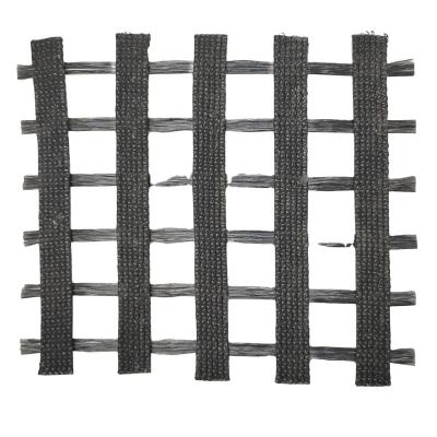 China Industrial uniaxial polyester geogrid prices for soil reinforcement for sale