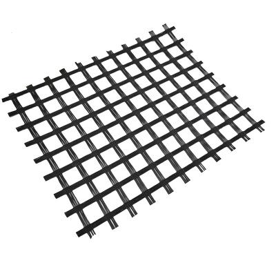 China Industrial Civil Engineering Bitumen Reinforcing Fiberglass Geogrid 200kN for sale