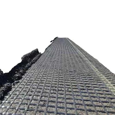 China 50/50 KN modern fiberglass geogrid for soil reinforcement for sale