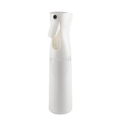 China 10oz White Hairdressing PET Continuous Trigger Spray Bottle for sale