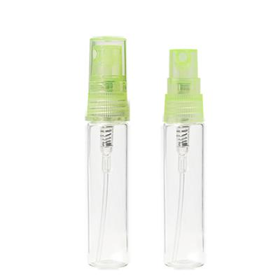 China Personal Care Design 5ml Clear Perfume Bottles Sample Spray Bottle Glass Perfume Tester for sale