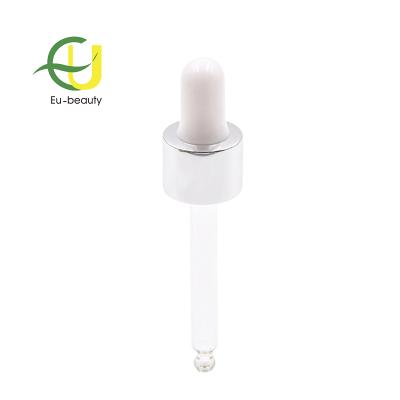 China Non Spill Vail Soft Round Teat Silicone Glass Dropper for sale